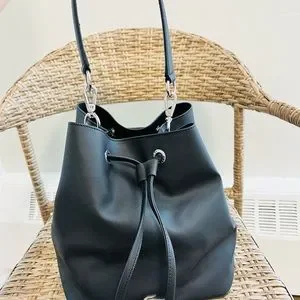 Lacoste | Bags | Black Lacoste Bucket Bag | Poshmark
